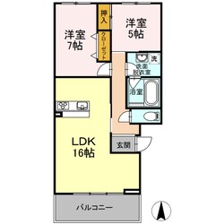 コート・ラベンダー北長瀬の物件間取画像